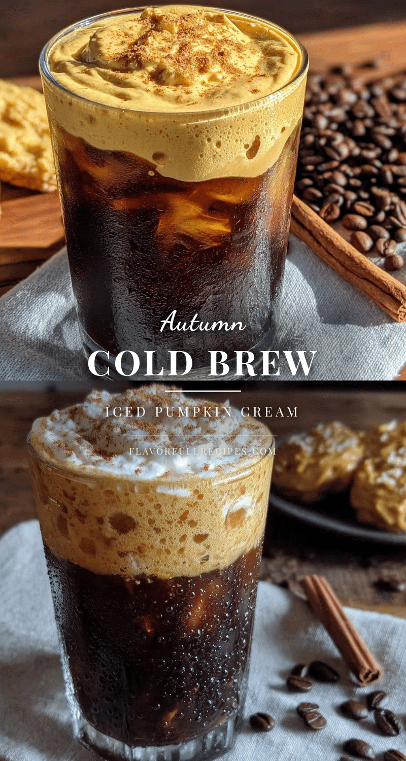 easy iced pumpkin cream cold brew copycat recipe