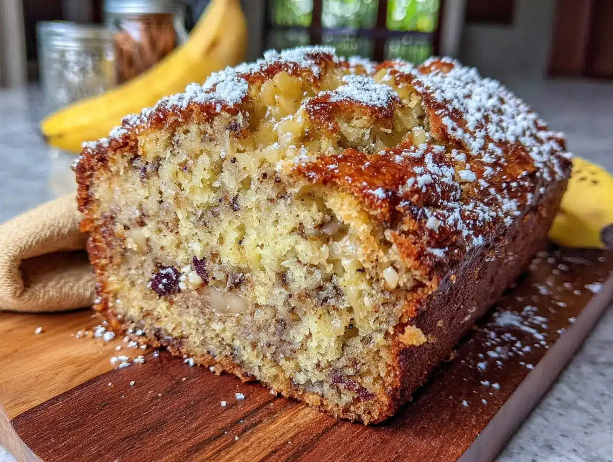 easy one-bowl banana bread - featured image