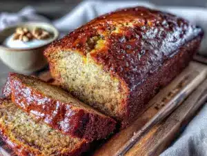 easy one-bowl banana bread - featured image