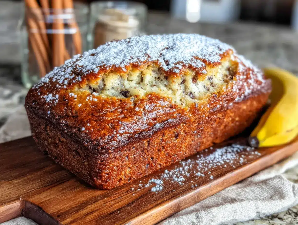 easy one-bowl banana bread preparation steps