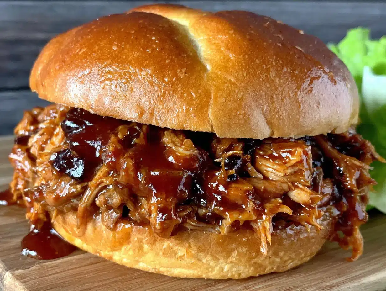 easy slow cooker beer-braised pulled pork sandwiches - featured image