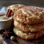 Eggnog Snickerdoodle Cookies - featured image