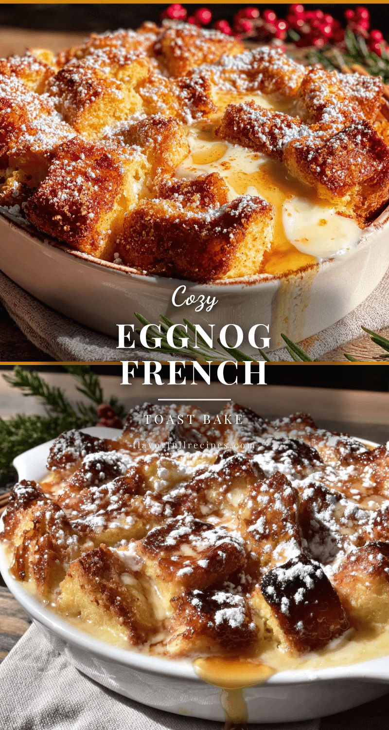 egnog french toast bake recipe