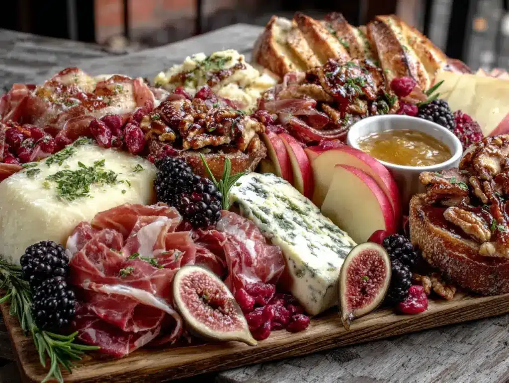 fall harvest charcuterie board - featured image