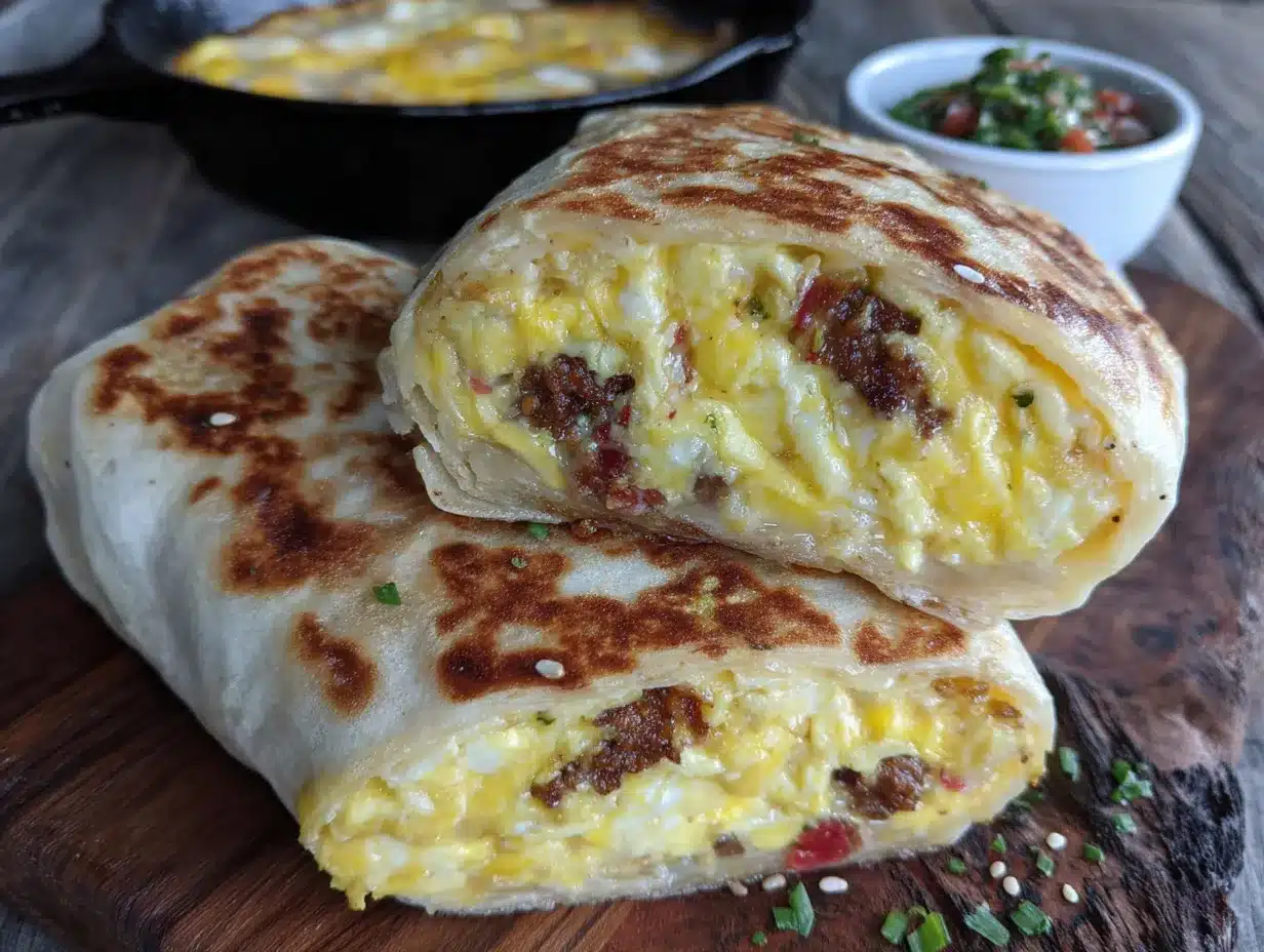 freezer breakfast burritos preparation steps