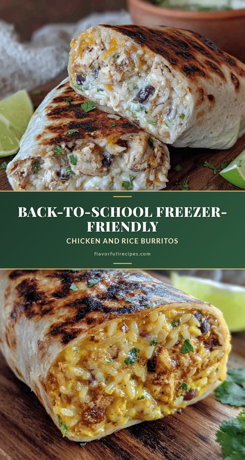 freezer chicken and rice burritos recipe