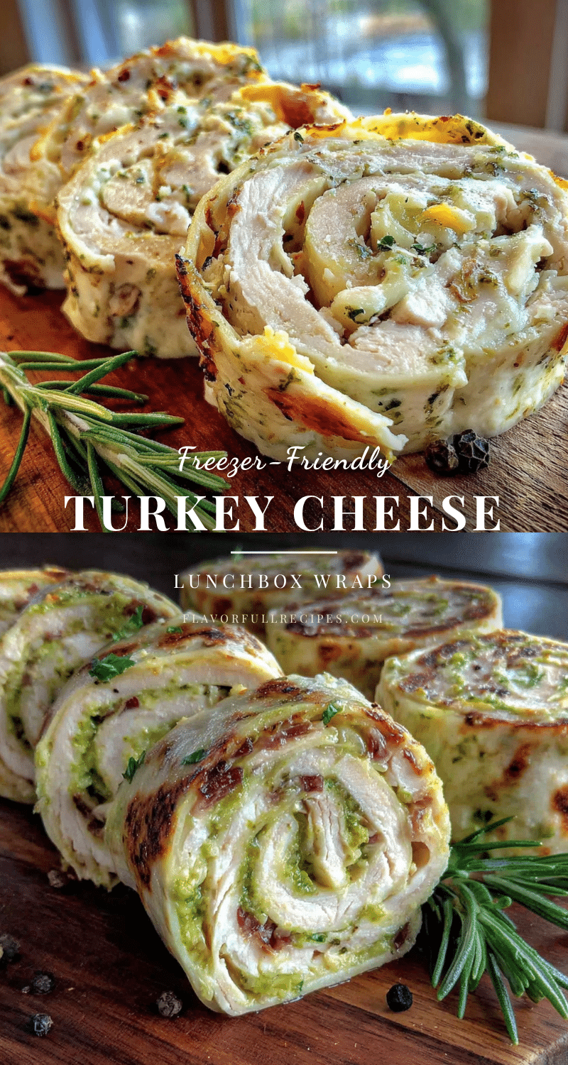 freezer-friendly turkey and cheese wraps recipe