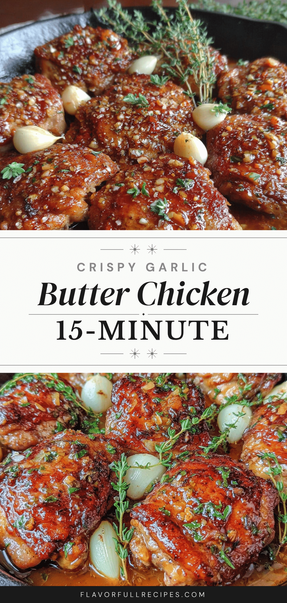 garlic butter chicken thighs recipe