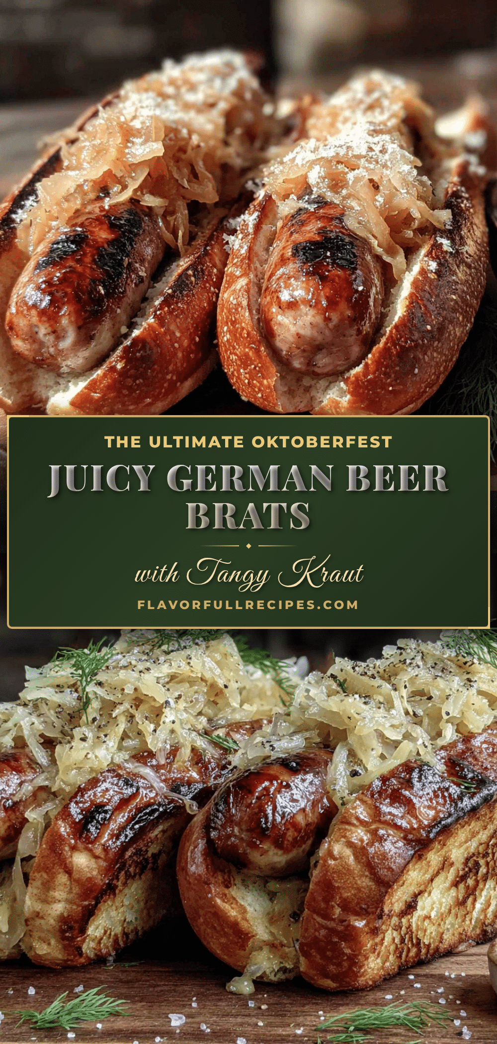 german beer brats with sauerkraut recipe