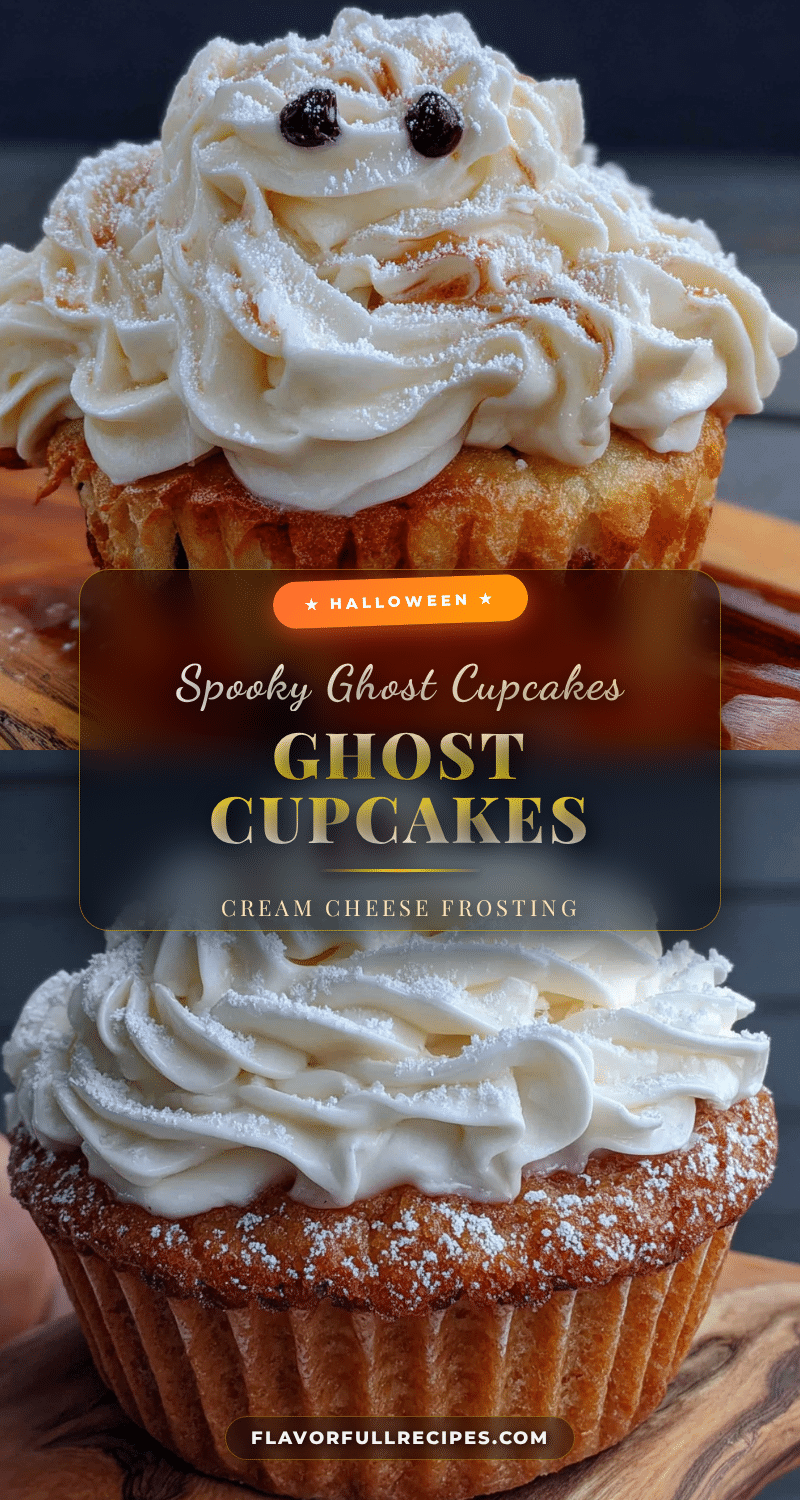 ghost cupcakes with cream cheese frosting recipe