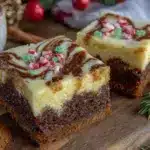 gingerbread cheesecake bars - featured image