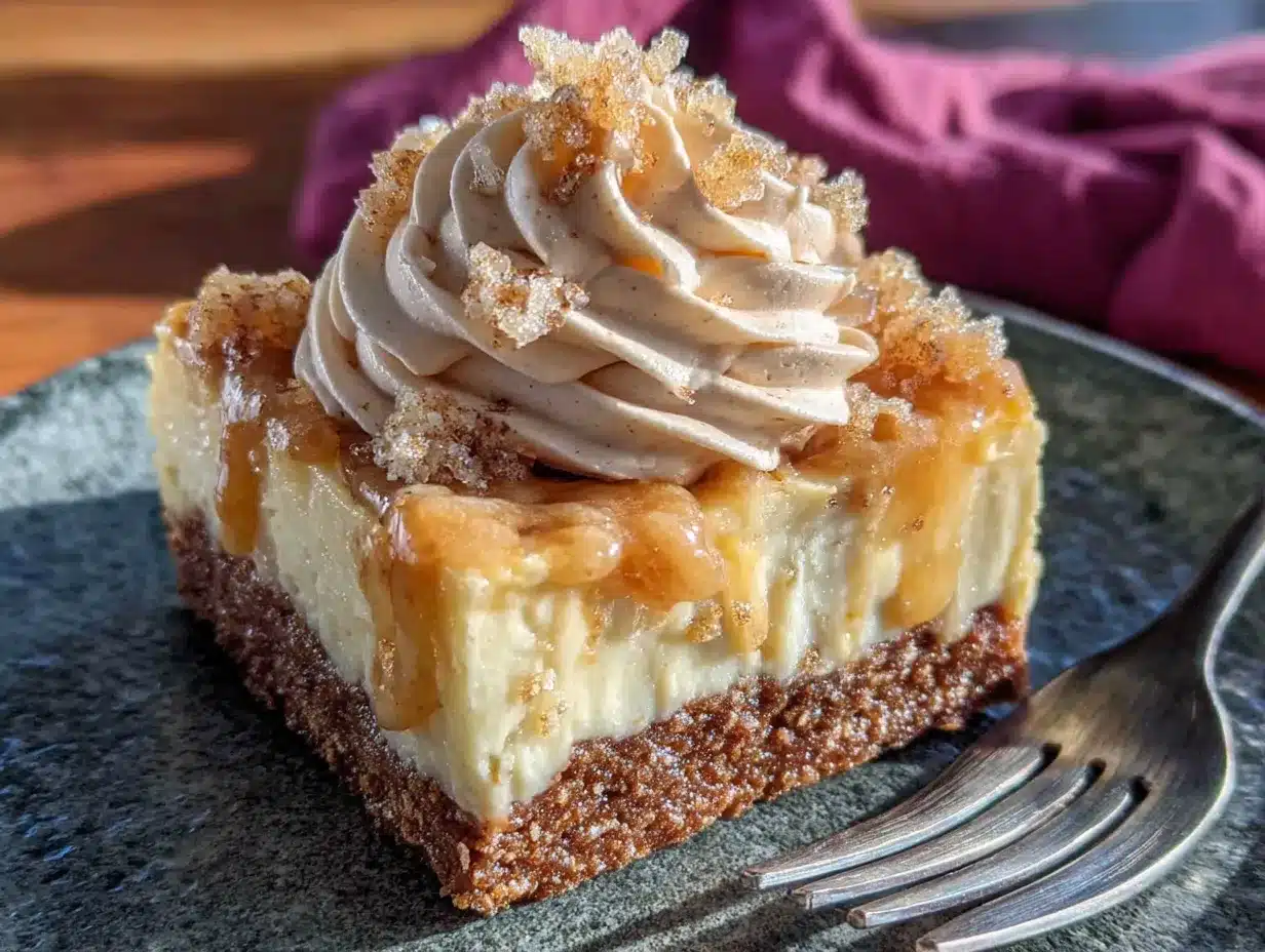 gingerbread cheesecake bars preparation steps