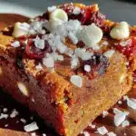 gluten-free pumpkin blondies - featured image