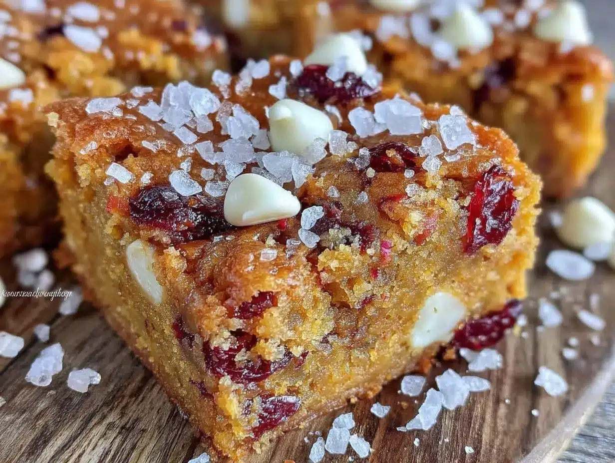 gluten-free pumpkin blondies preparation steps