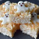 Halloween Rice Krispie Ghost Treats - featured image