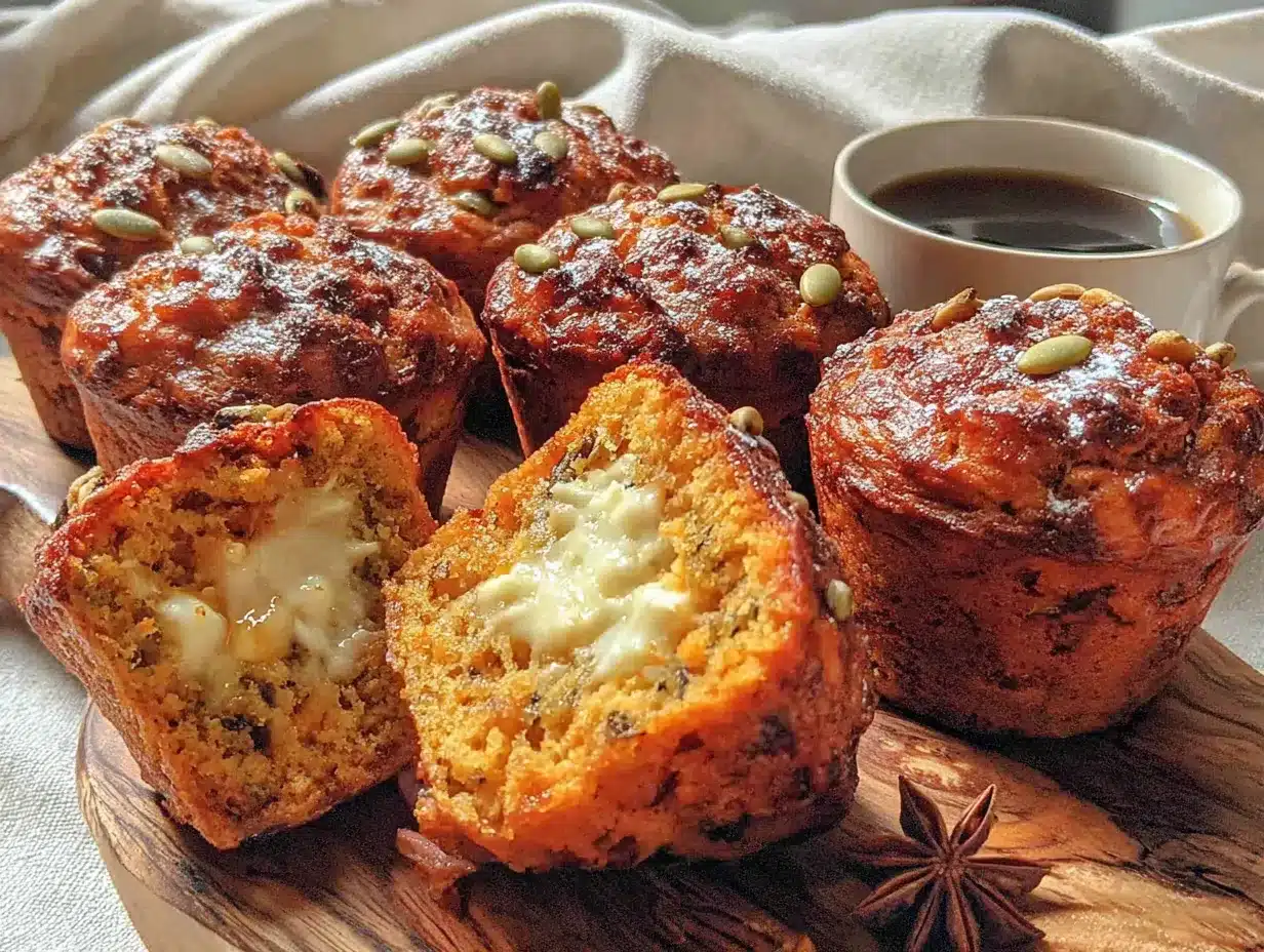 healthy Greek yogurt pumpkin muffins preparation steps
