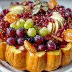 healthy halloween fruit tray - featured image