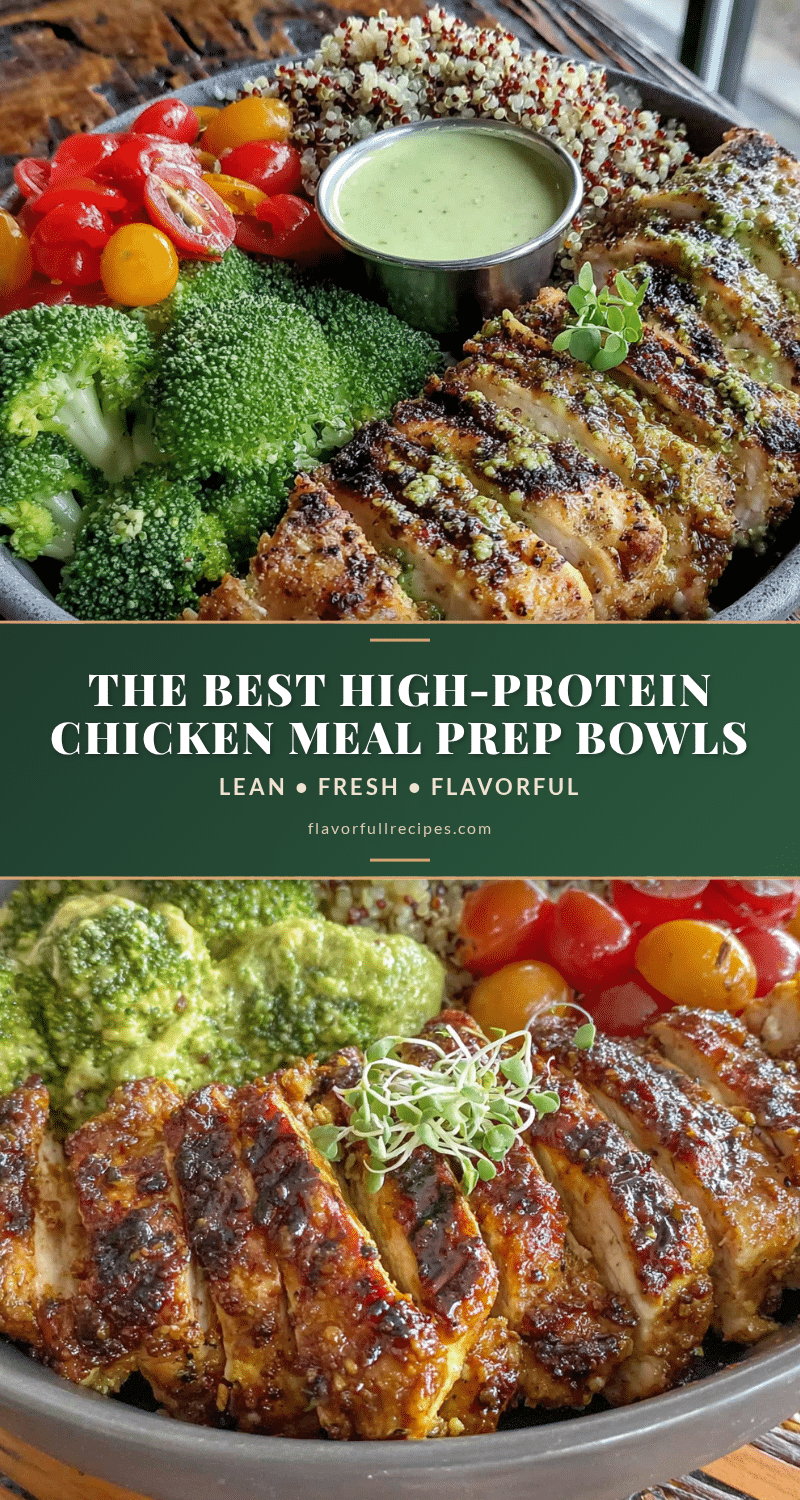 high-protein chicken meal prep bowls recipe