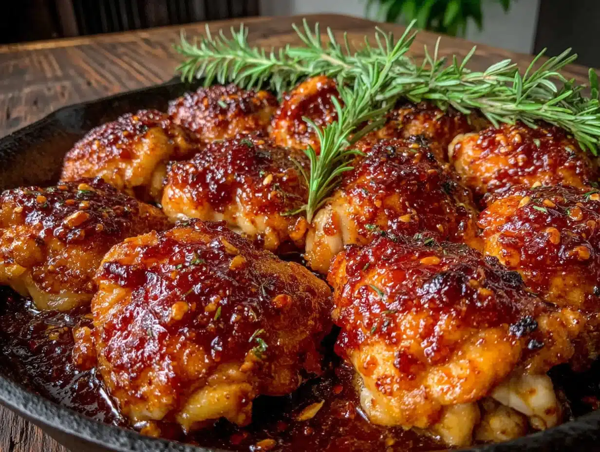 honey garlic chicken thighs - featured image
