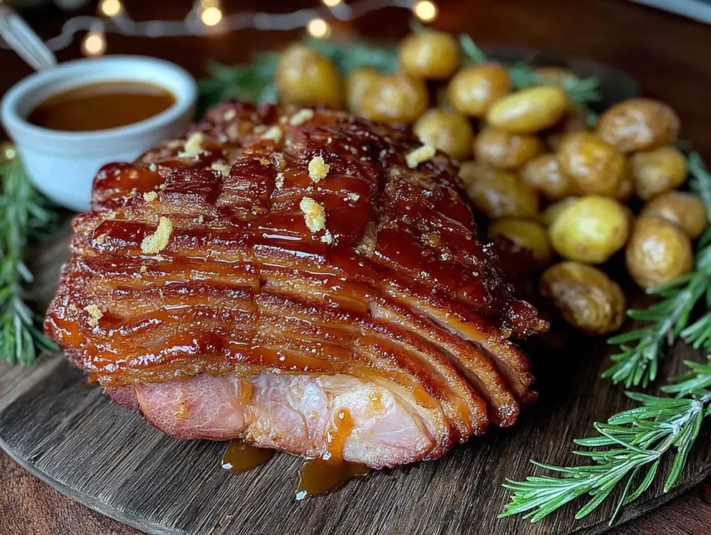 honey glazed ham - featured image