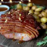 honey glazed ham - featured image