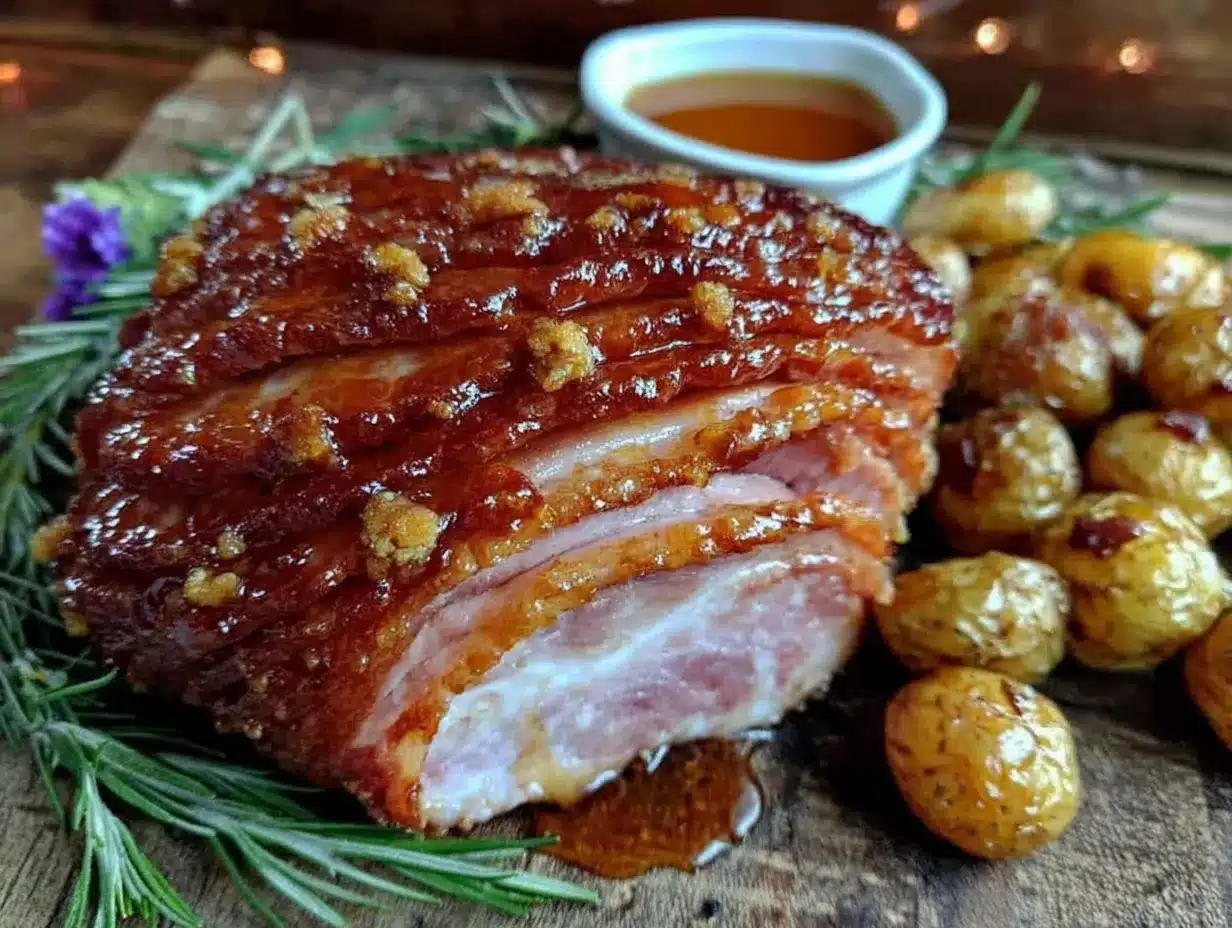 honey glazed ham preparation steps
