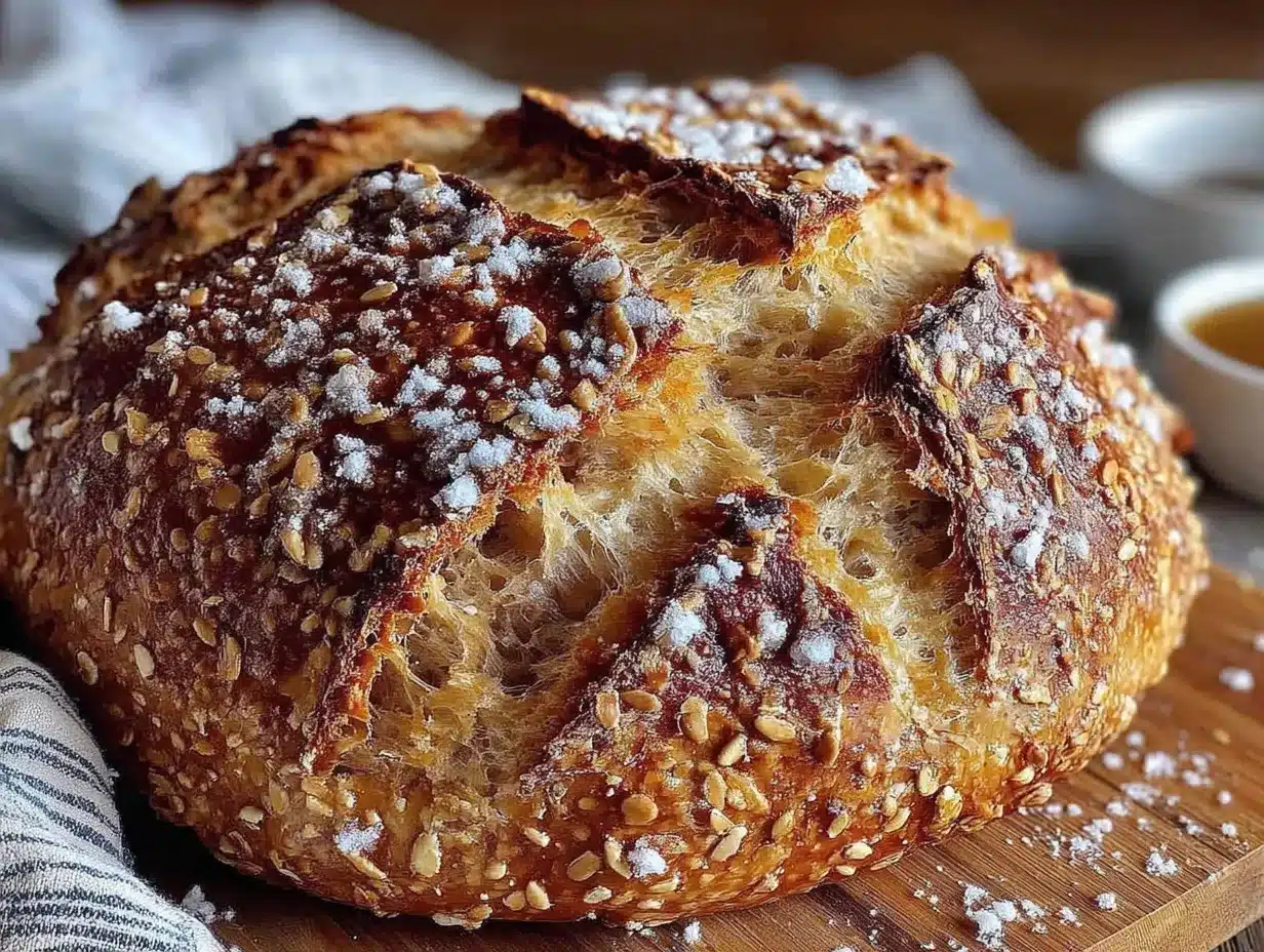 honey pumpkin sourdough bread preparation steps