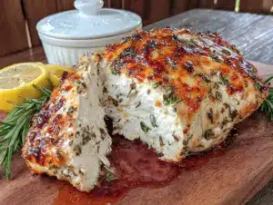 juicy overnight crockpot chicken breast - featured image
