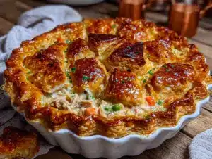 leftover turkey pot pie - featured image