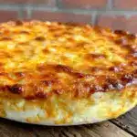 lightened up buffalo chicken dip with crispy cheese - featured image