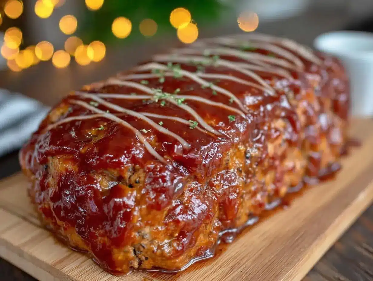 lighter classic meatloaf with brown sugar glaze preparation steps
