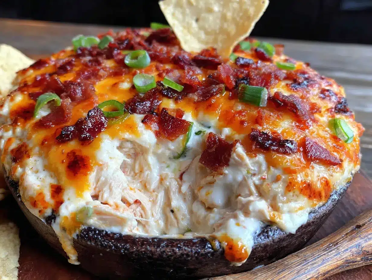 loaded bacon ranch football dip preparation steps