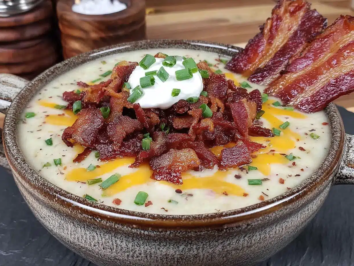 loaded baked potato soup preparation steps