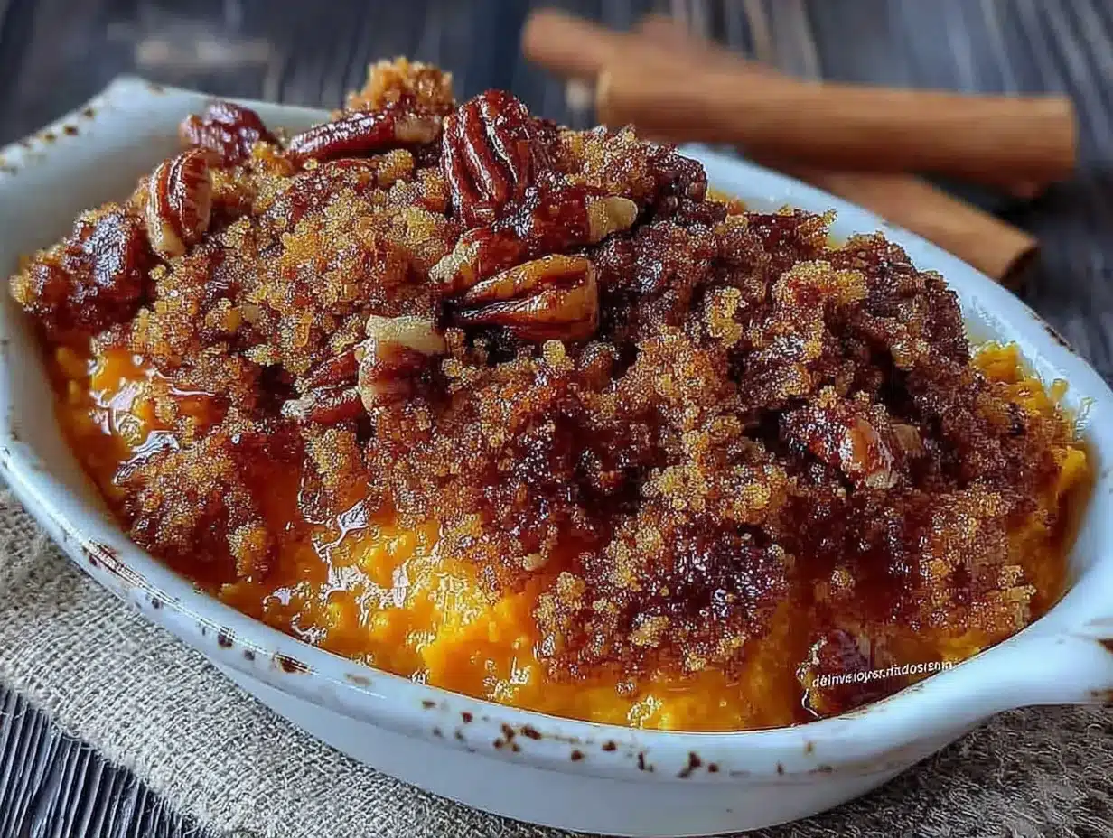 maple bourbon sweet potato casserole preparation steps