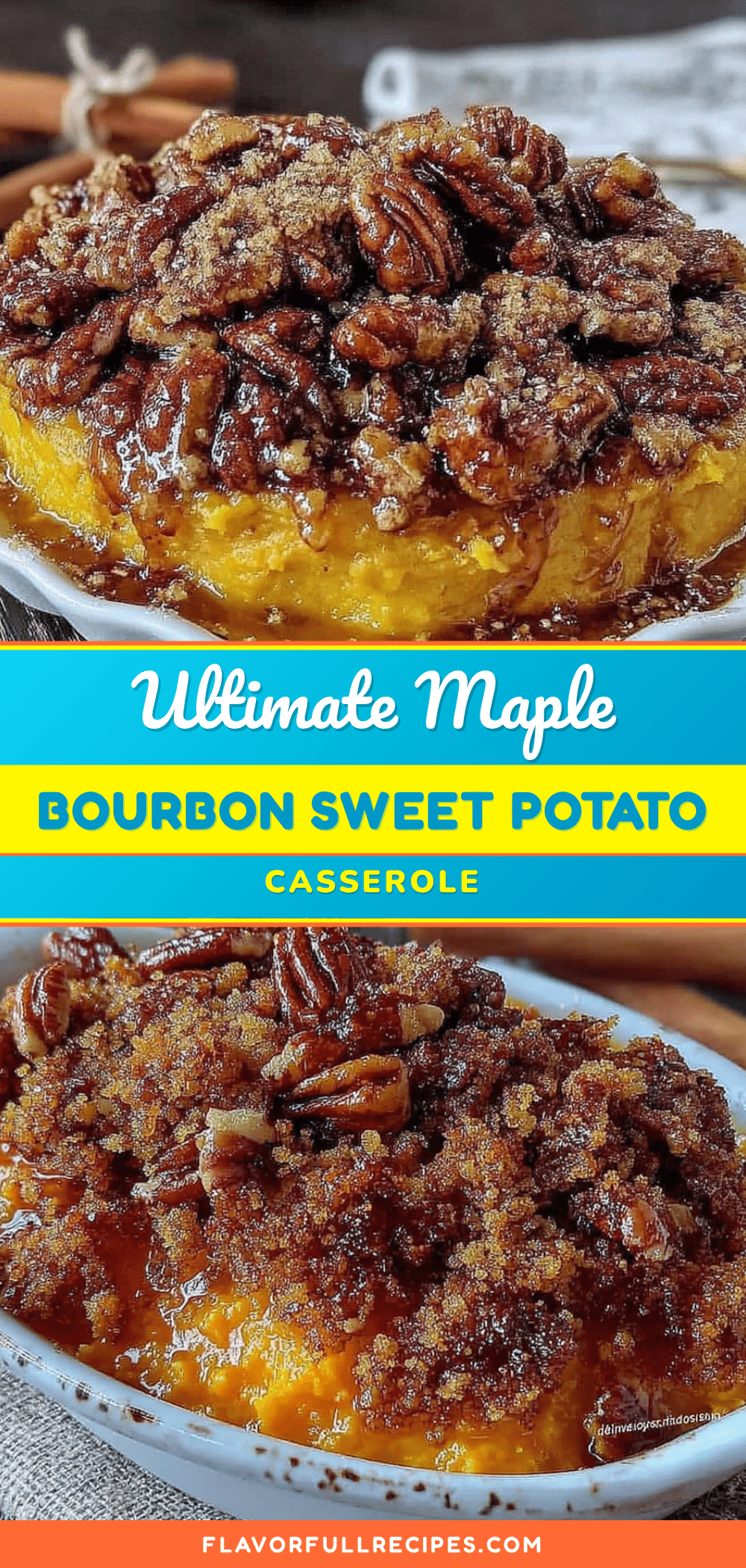 maple bourbon sweet potato casserole recipe