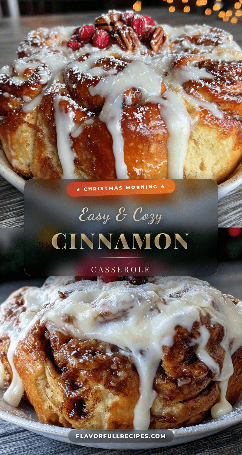 maple cinnamon roll casserole recipe