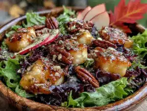maple pecan harvest salad - featured image
