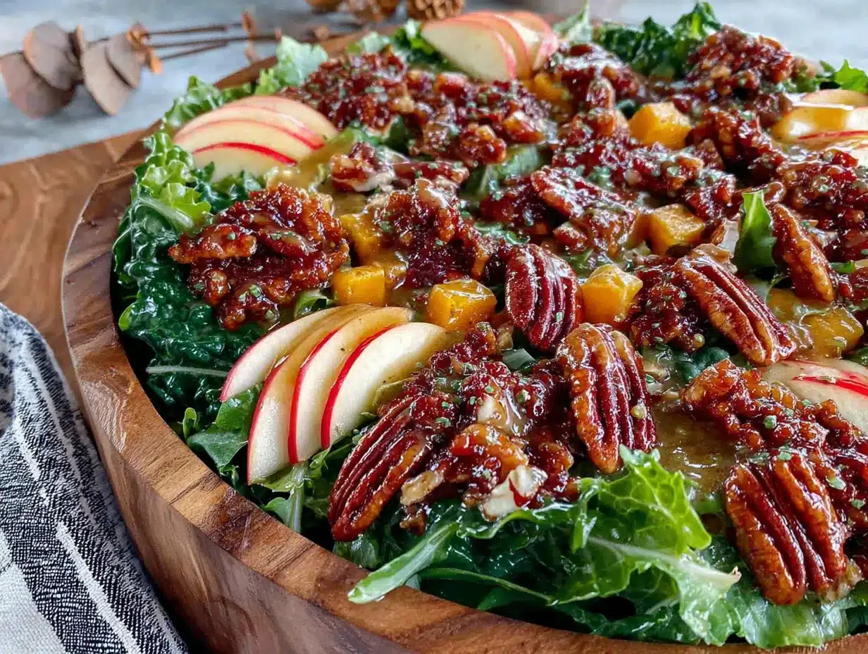 maple pecan harvest salad preparation steps