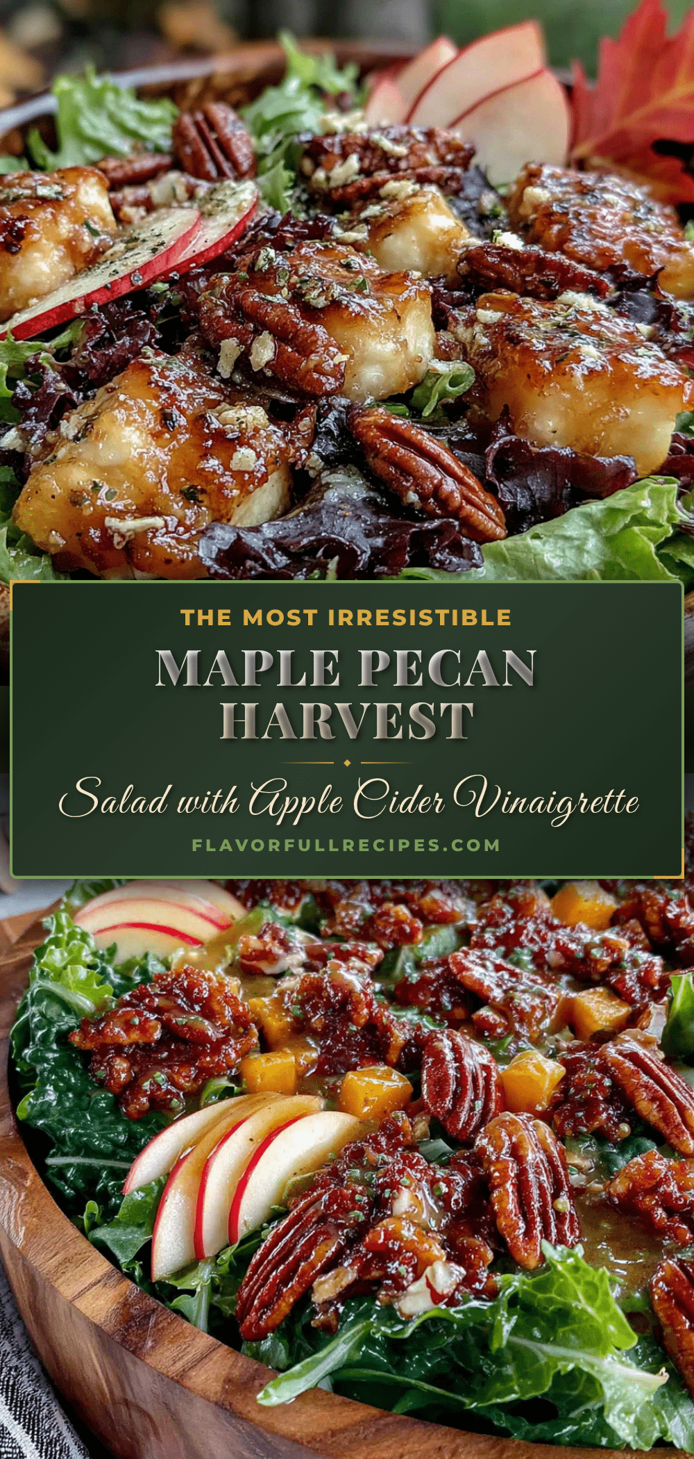 maple pecan harvest salad recipe