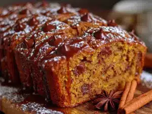moist chocolate chip pumpkin banana bread - featured image