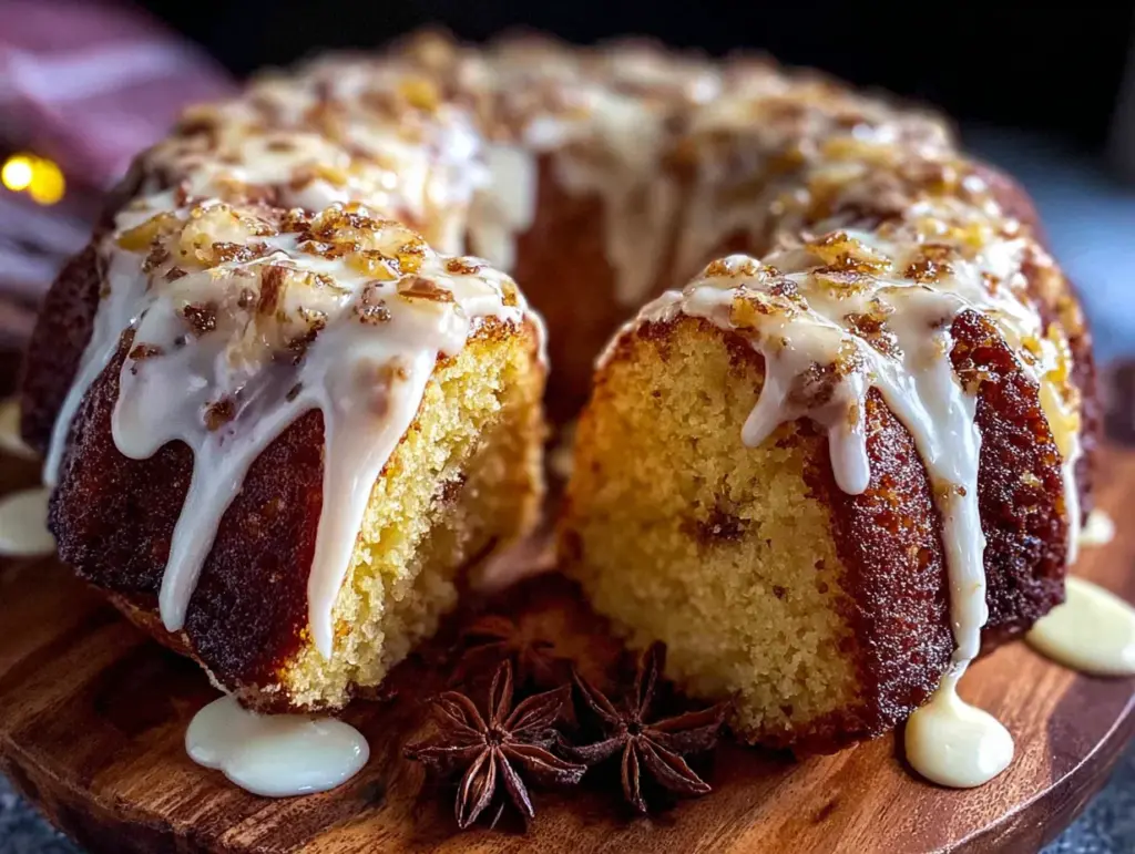 mulled apple cider bundt cake - featured image