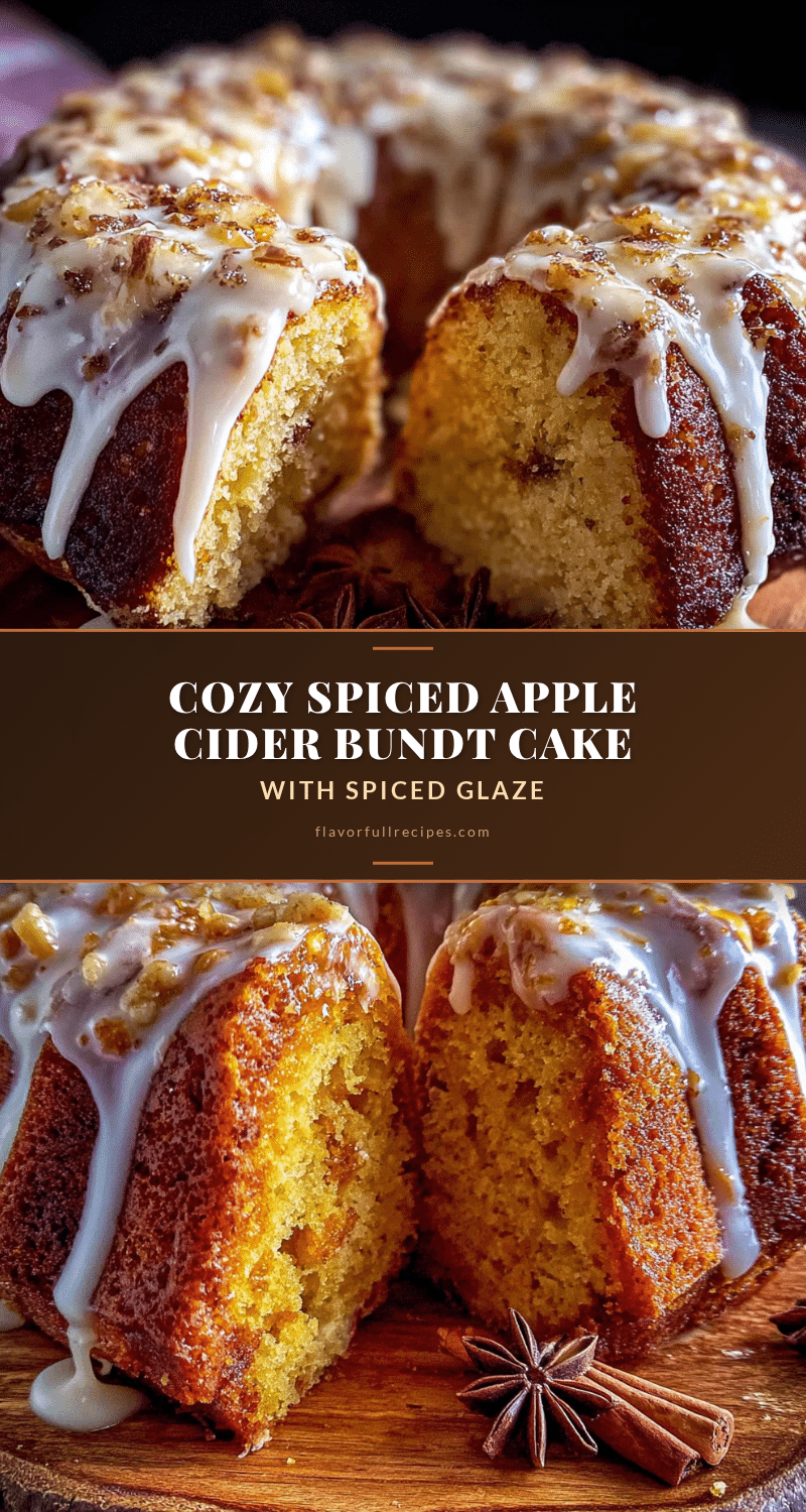 mulled apple cider bundt cake recipe