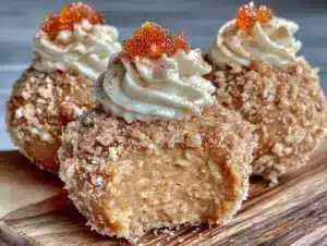 no-bake pumpkin cheesecake bites - featured image