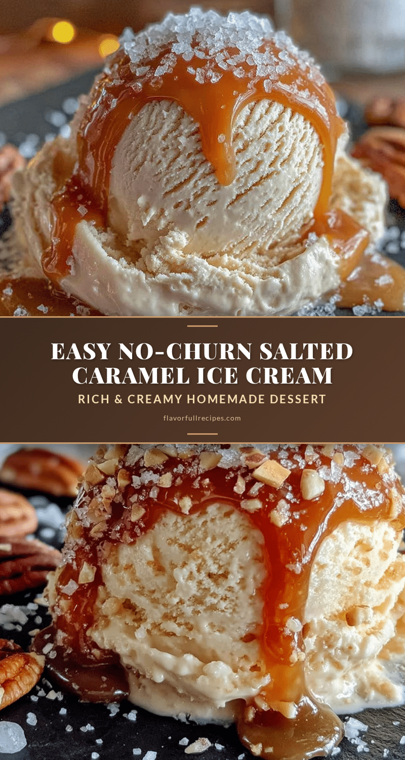 no-churn salted caramel ice cream recipe