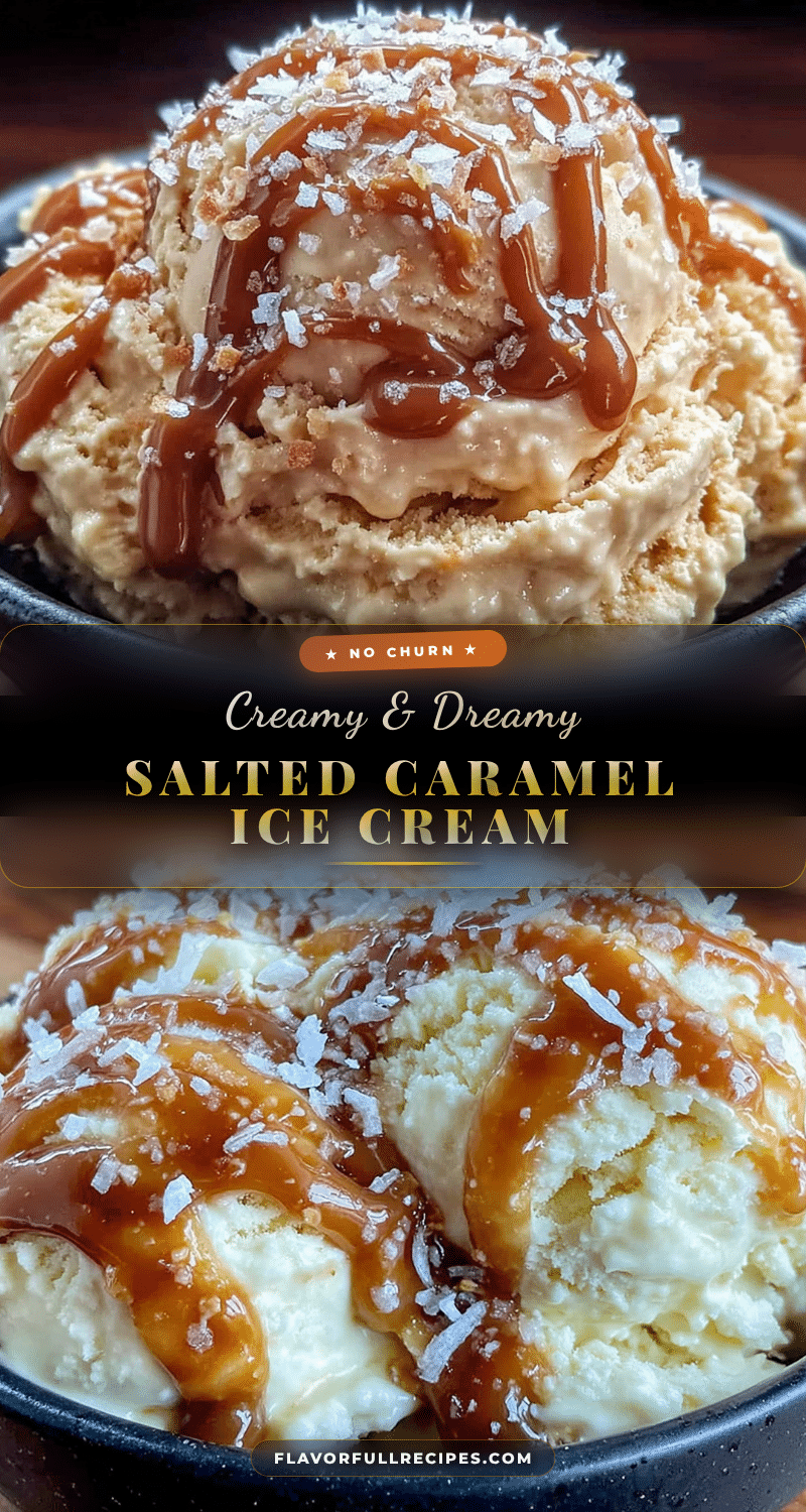 no-churn salted caramel ice cream recipe