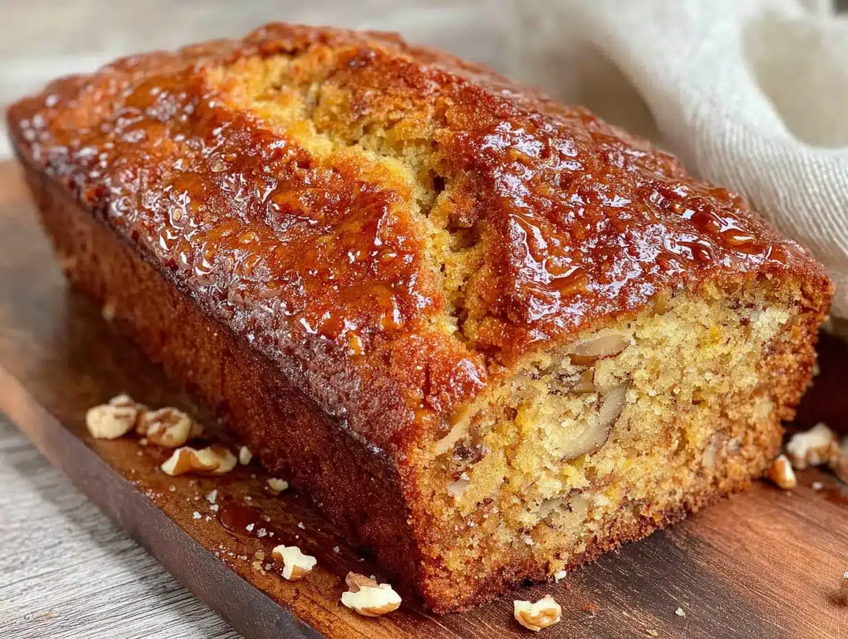 one bowl banana walnut bread preparation steps