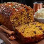 one bowl pumpkin banana bread - featured image