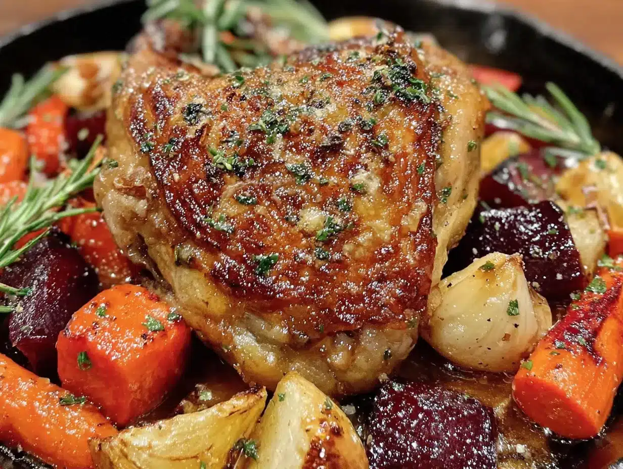 one-pan fall harvest chicken preparation steps