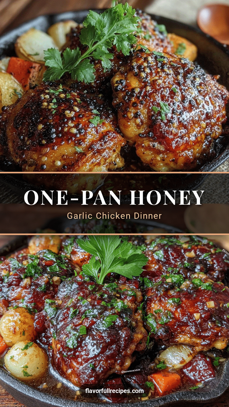 one-pan honey garlic chicken recipe