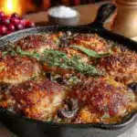 one-pot fall harvest chicken and wild rice skillet - featured image